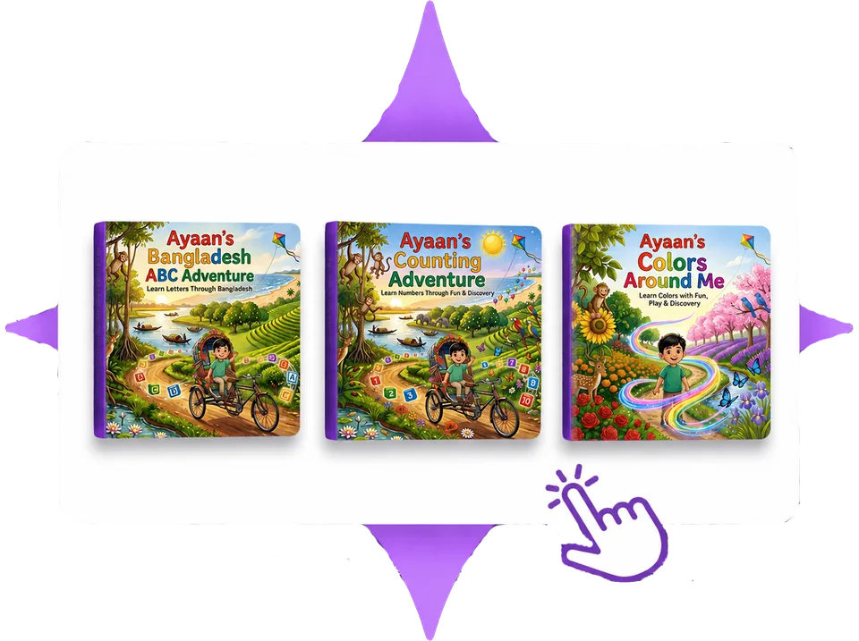 Choosing a personalized storybook adventure
